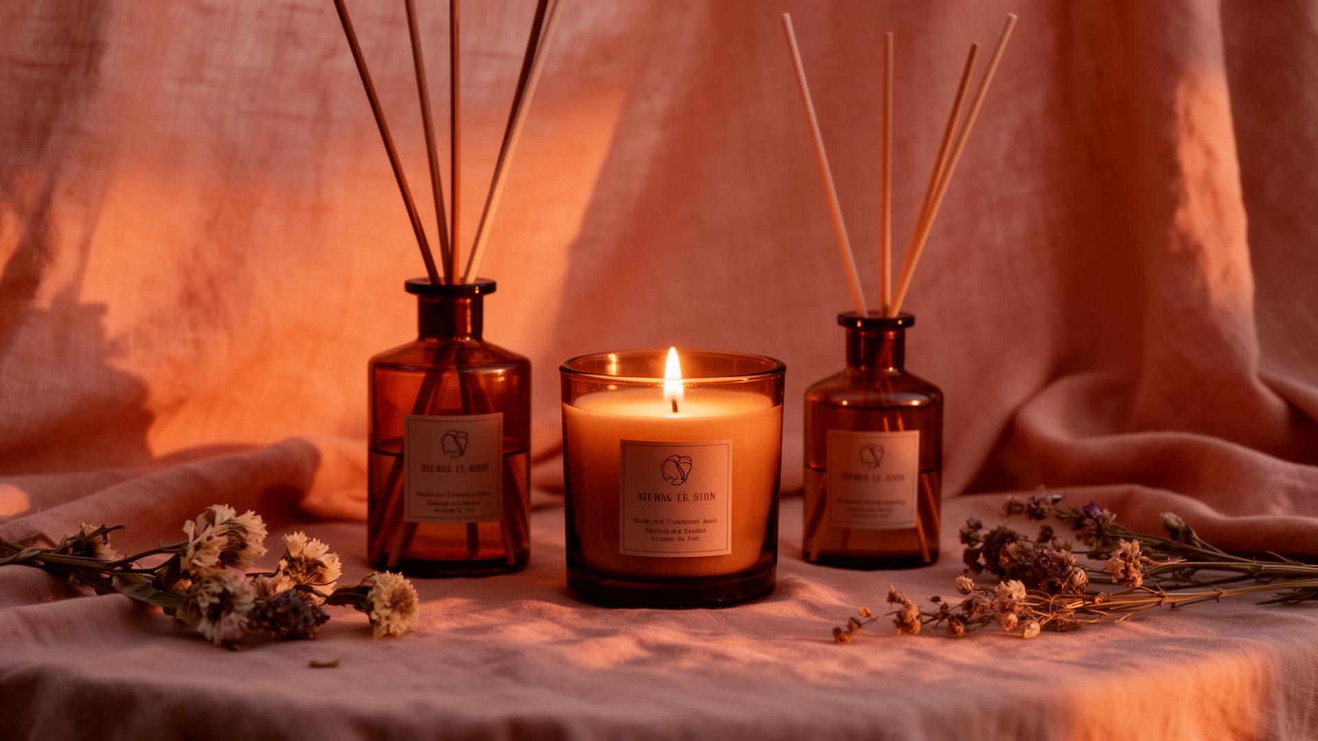 Harbor Glow candle and diffusers